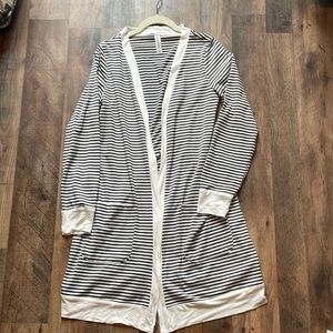 Striped Cardigan Sweater